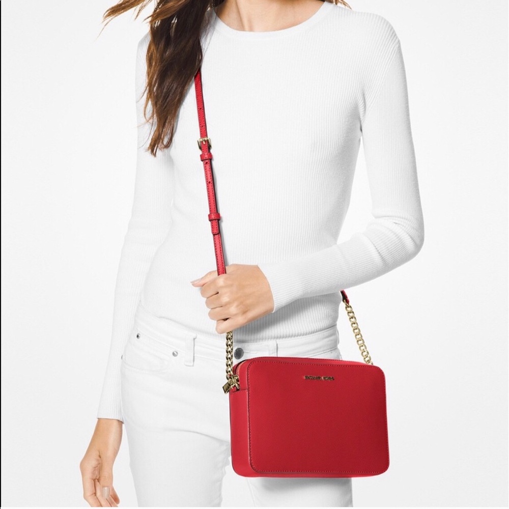 Michael Kors Red Crossbody Bag❤️
